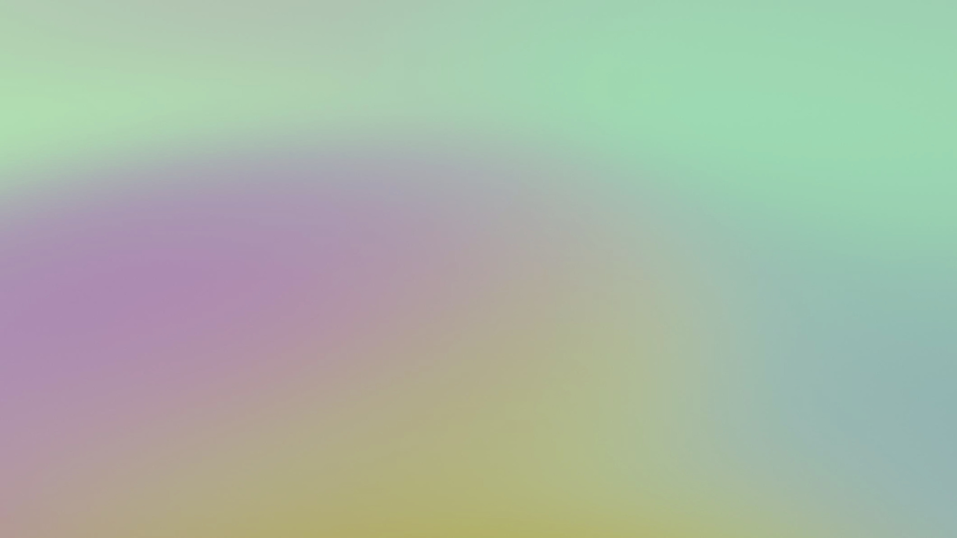 A smooth gradient background blending soft pastel colors including green, purple, yellow, and blue. The colors transition seamlessly without any distinct shapes or patterns.